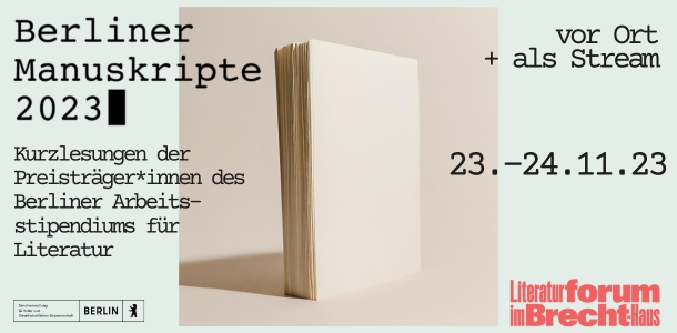 Berliner Manuskripte – Literaturforum im Brechthaus